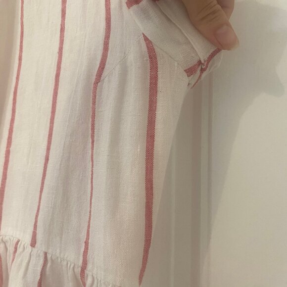 Pyne & Smith Bon Bon Stripe No. 30 Linen Dress Size Small - Picture 5 of 9